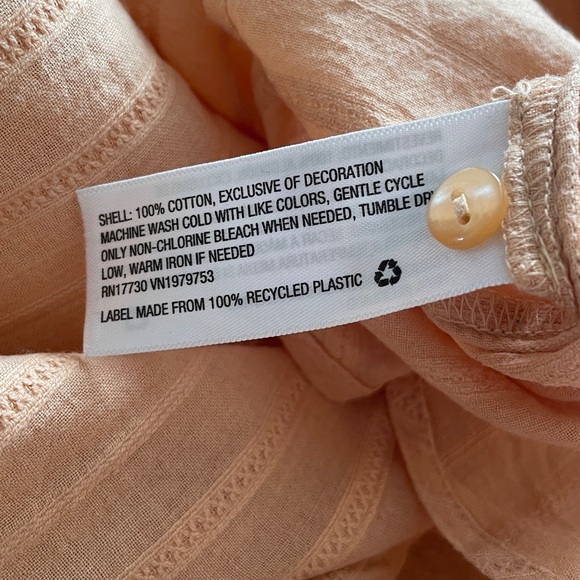 Peach Universal Thread Blouse - Picture 3 of 4